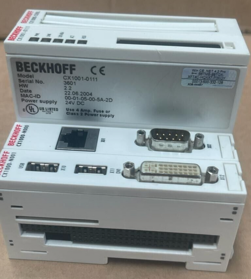 BECKHOFF, CPU CX1001-0111 + CX1000-N001 CX1000-N000 + CX1000-C00L