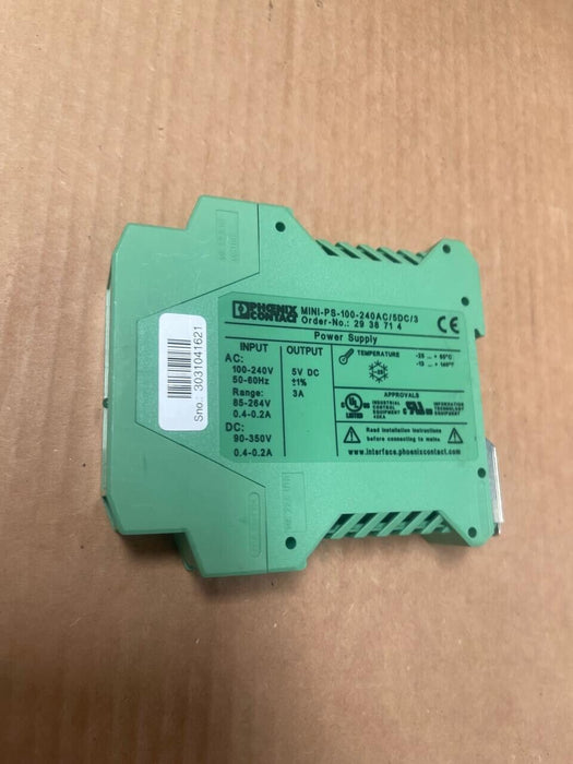 Phoenix Contact - MINI-PS-100-240AC/ 5DC/3 - Power supply unit 2938714