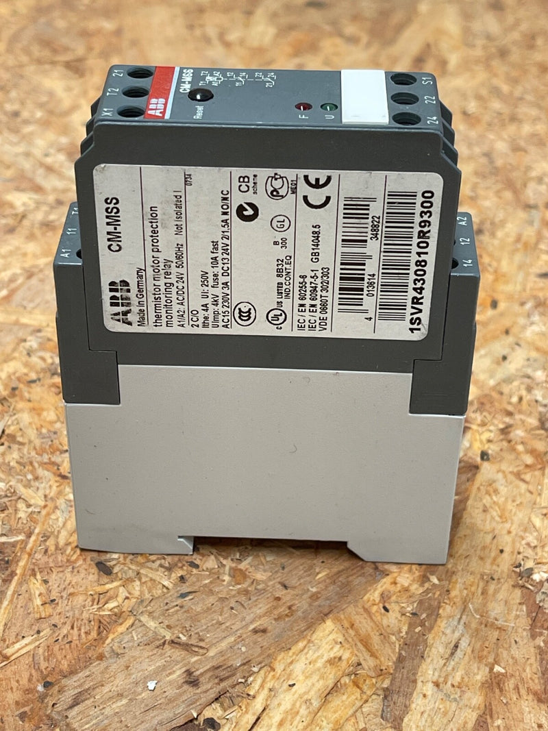 ABB – 1SVR430810R9300 (CM‑MSS) – Thermistor Motor Protection Relay