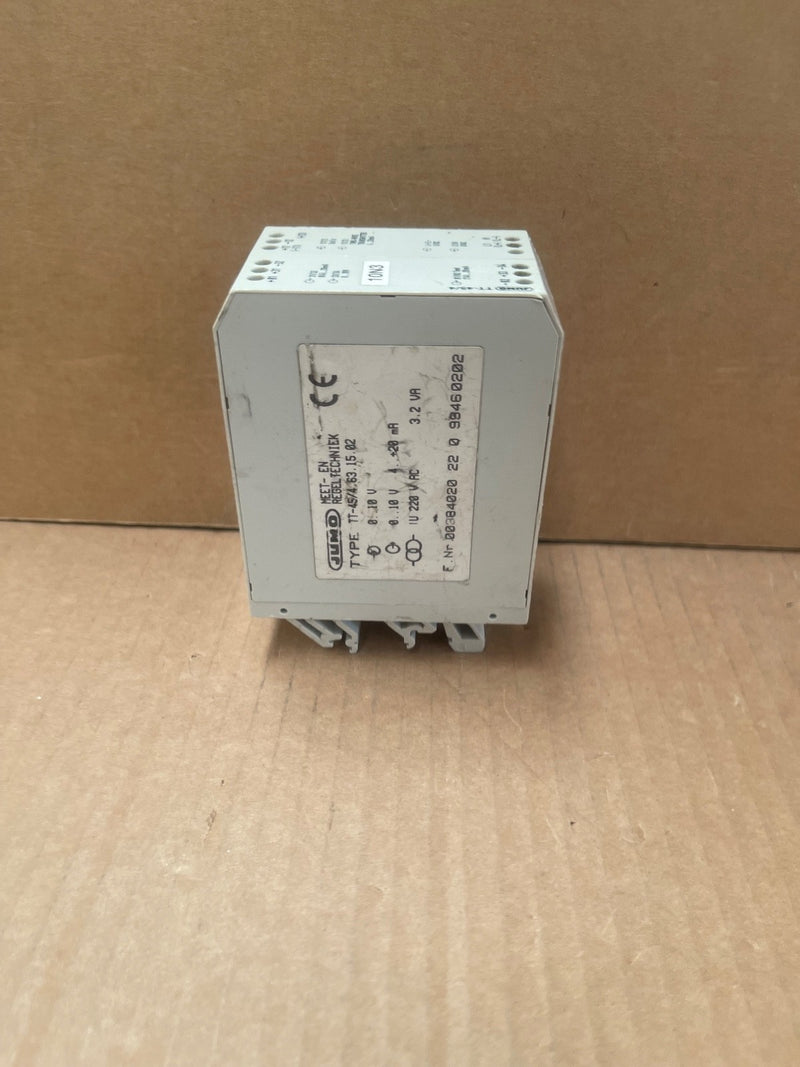 JUMO – TT-45/4 – Isolating Amplifier / Signal Converter, DIN-rail