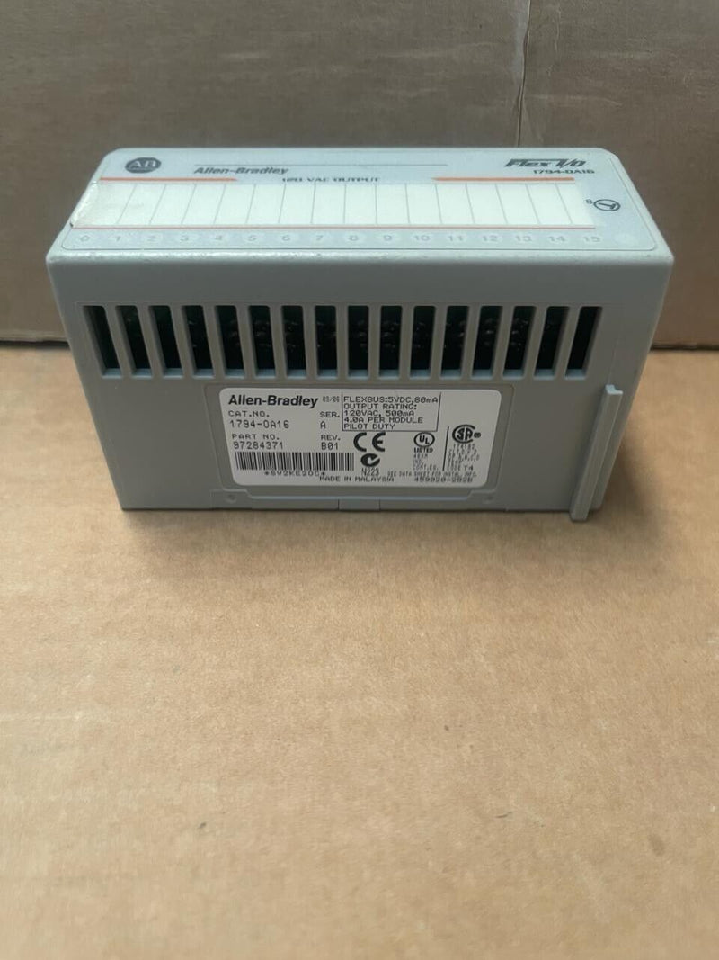 Allen-Bradley Flex I/O - 1794-OA16 - Controller Unit 120 VAC Output