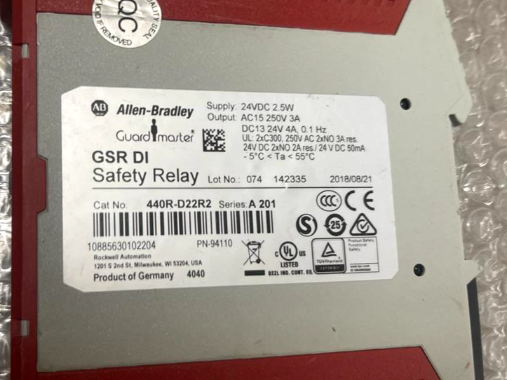 Allen-Bradley GSR DI 440R-D22R2 Safety Relay