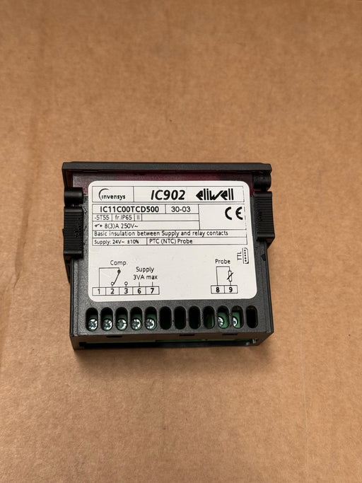 Eliwell – IC11C00TCD500 – IC 902/902P Temperature Controller, 24 VAC, 8 A Relay