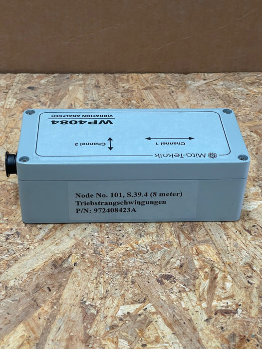 Mita‑Teknik – WP4084 (972408423A) – 2‑Channel Vibration Analyser with RS‑485 Nod
