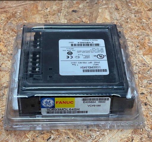 GE Fanuc – IC693MDL645H – Series 90‑30 PLC 16‑Point 24 V DC Positive/Negative