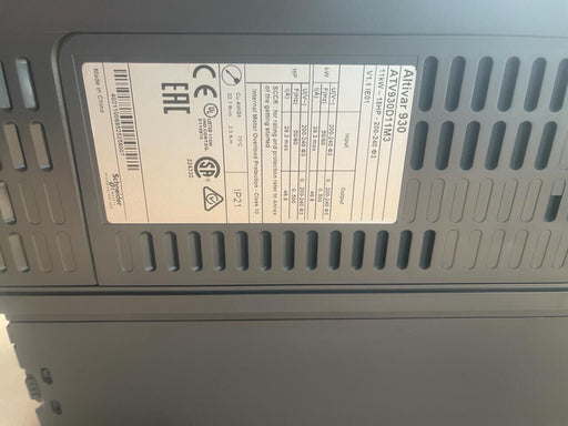 Schneider Ekectric Altivar 930 - ATV930D11M3 - AC Speed Drive 11KW/15HP 200-240V