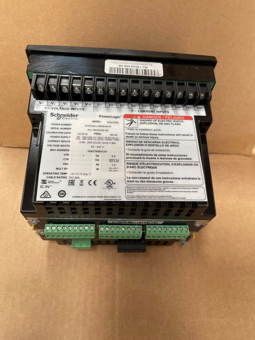 Schneider Electric – PowerLogic ION7650 – Energy & Power‑Quality Meter