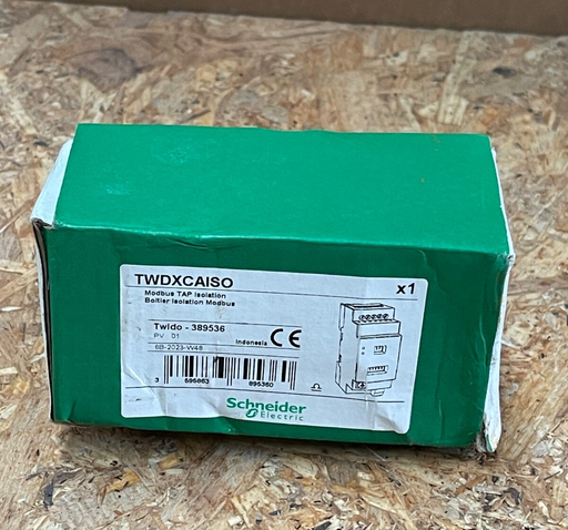 Schneider Electric – TWDXCAISO – Modbus/RS‑485 Tap Isolation Box for Twido/M258