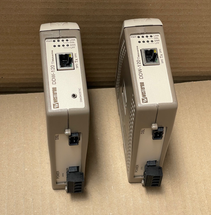Westermo – DDW‑120 – Industrial Ethernet SHDSL Extender DIN‑Rail (10–60 V DC)