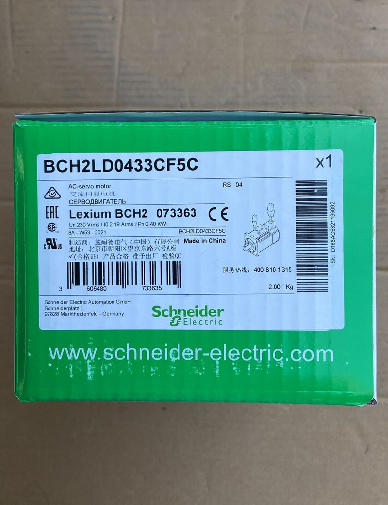 Schneider Electric, BCH2LD0433CF5C, AC Servo Motor 400W Lexium 28 BCH2