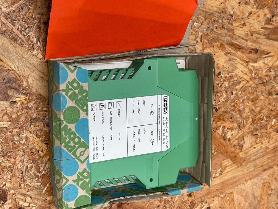 Phoenix Contact - 2786568 - MCR-C-U/U-10V/B Signal Conditioner, ±10 V