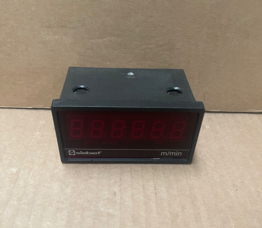 Siebert – S102-F6/14/0R-000/0B-K0 – S102 Series Panel Mount LED Display (14 mm)