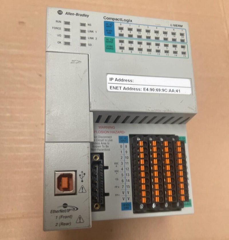 Allen-Bradley - 1769-L18ERM-BB1B - CompactLogix 0.5MB Controller - MOTION