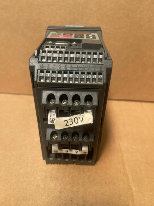 Siemens - 6SE3212-1BA40 - MICROMASTER Vector Drive 0.37kW 1AC 230V with EMC Filt