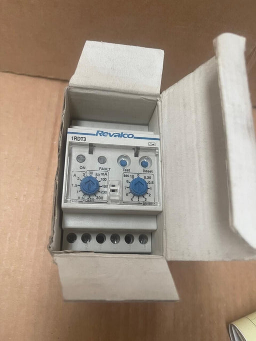 Revalco - 1RDT3 - Earth Leakage Relay, 30mA-3A, 230VAC