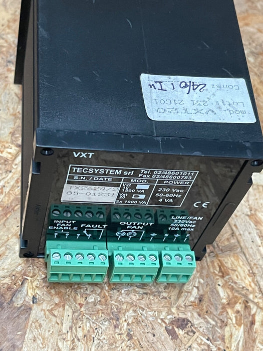 Tecsystеm – VXT‑20 – 230 VAC Fan Relay Controller Module (2 Fan Banks)