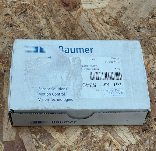 Baumer - OHDM 20P6990/S14C - Laser Diffuse Sensor, 210–1500 mm, PNP, M12, IP67