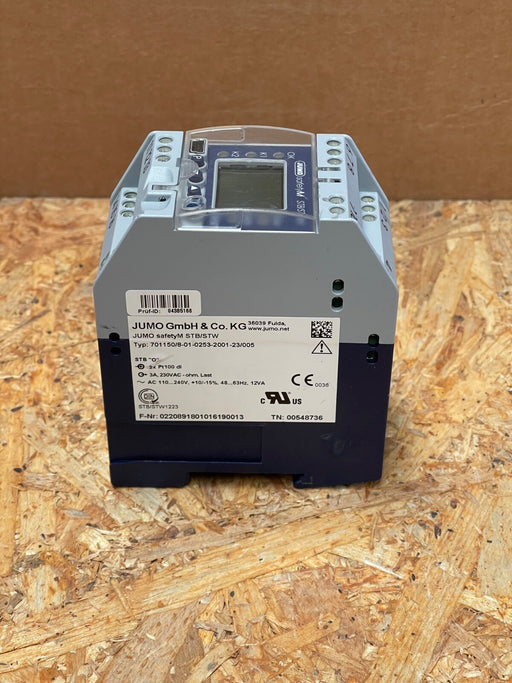 JUMO – SafetyM STB/STW 701150/8‑01‑0253‑2001‑23/005 – Dual-Channel Safety Temp