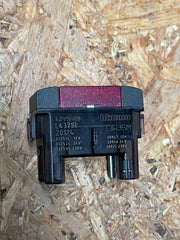 BTicino – L4371R – LivingLight Anthracite 1‑Module Red Indicator Lamp Holder