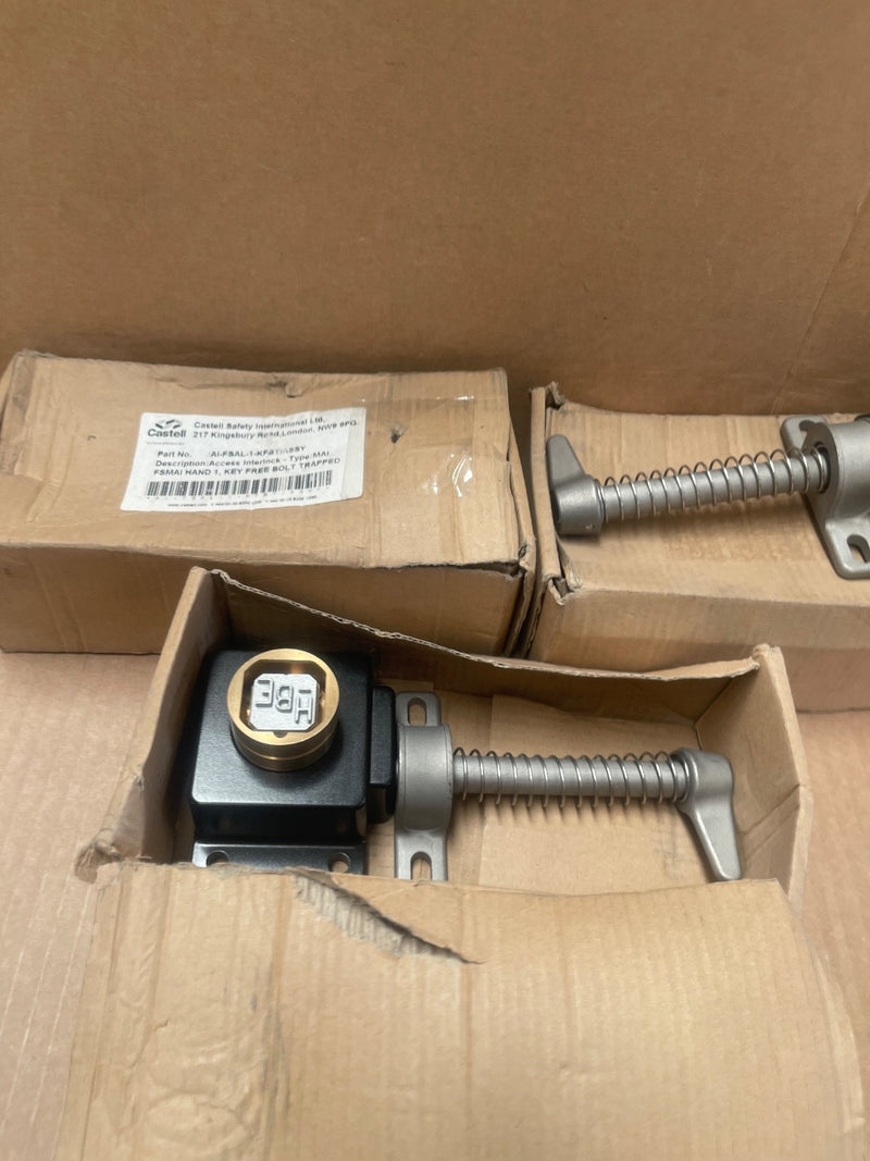 Castell Fs Lock Castell – AI-FSAL-1-KFBT/ASSY – Single Key Access Interlock, Bolt Trap ...