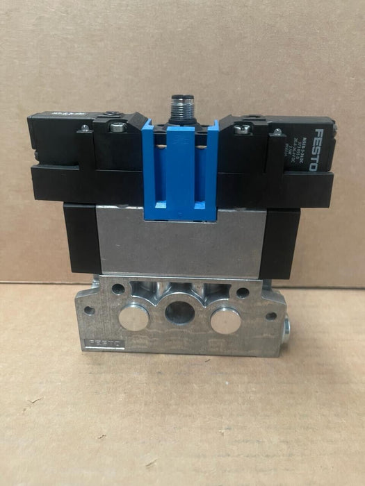 Festo - MEBH-5/3G-D-1-ZSR-C 184498 Magnetventil + 2x MSEB-3-24DC 373855D