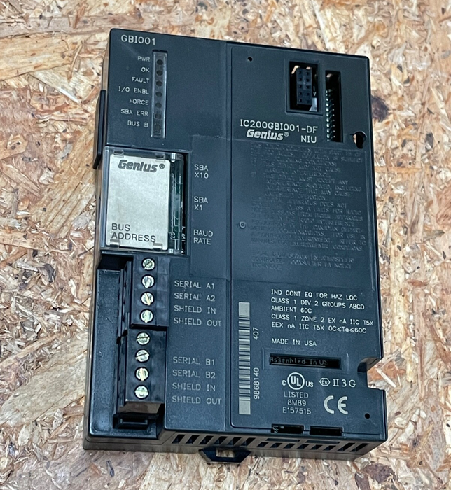 GE Fanuc – IC200GBI001‑DF – VersaMax Genius Network Interface Unit