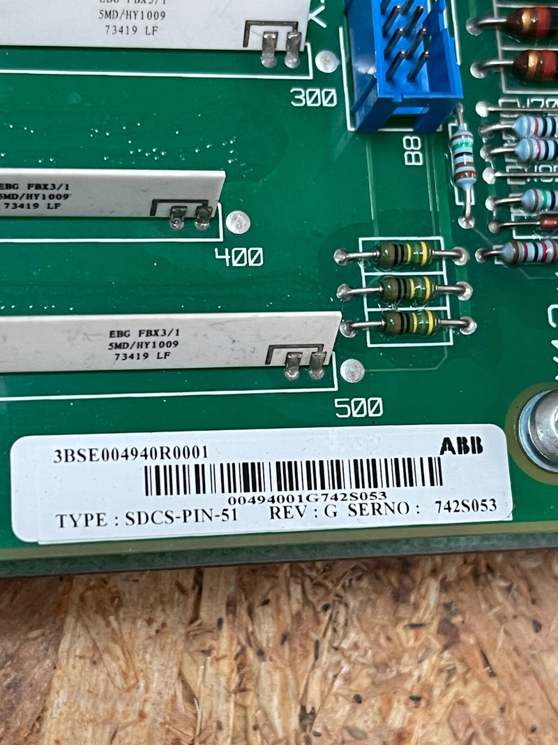 ABB – 3BSE004940R0001 (SDCS‑PIN‑51) – Power Interface / Measurement Card