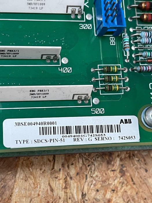 ABB – 3BSE004940R0001 (SDCS‑PIN‑51) – Power Interface / Measurement Card
