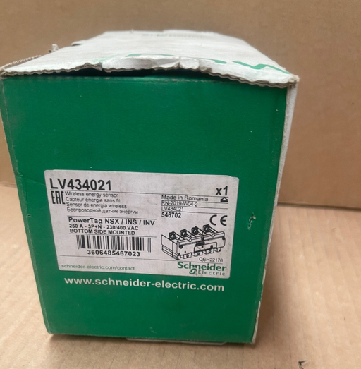 Schneider Electric – LV434021 / PowerTag M250 – 250 A Energy Sensor (3P + N)