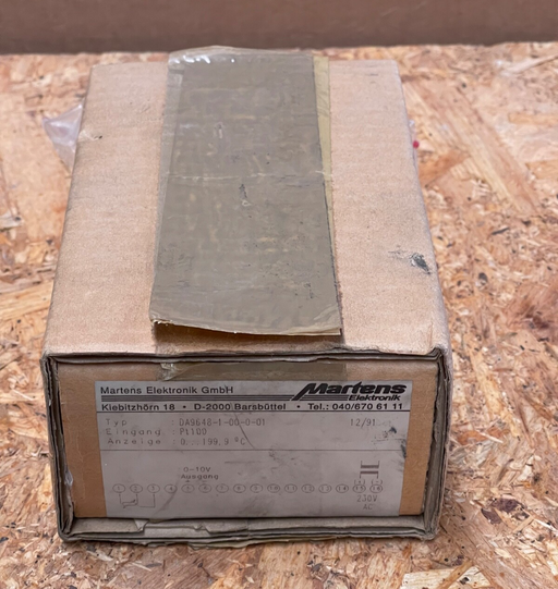 Martens Elektronik – DA9648‑1‑00‑0‑01 – Digital Panel Meter, 230 VAC Powered