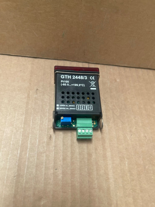 Greisinger – GTH 2448/3 – Digital Temperature Controller 230 V AC, 48×24mm Panel