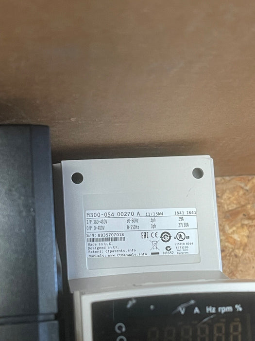Emerson Control Techniques – Unidrive M300 (M300‑054 00270 A) – 11 kW VFD