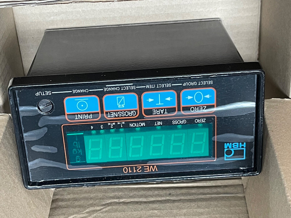 HBM - 1-WE2110 - Digital Weighing Indicator, 6-Digit LED, RS-232/RS-485