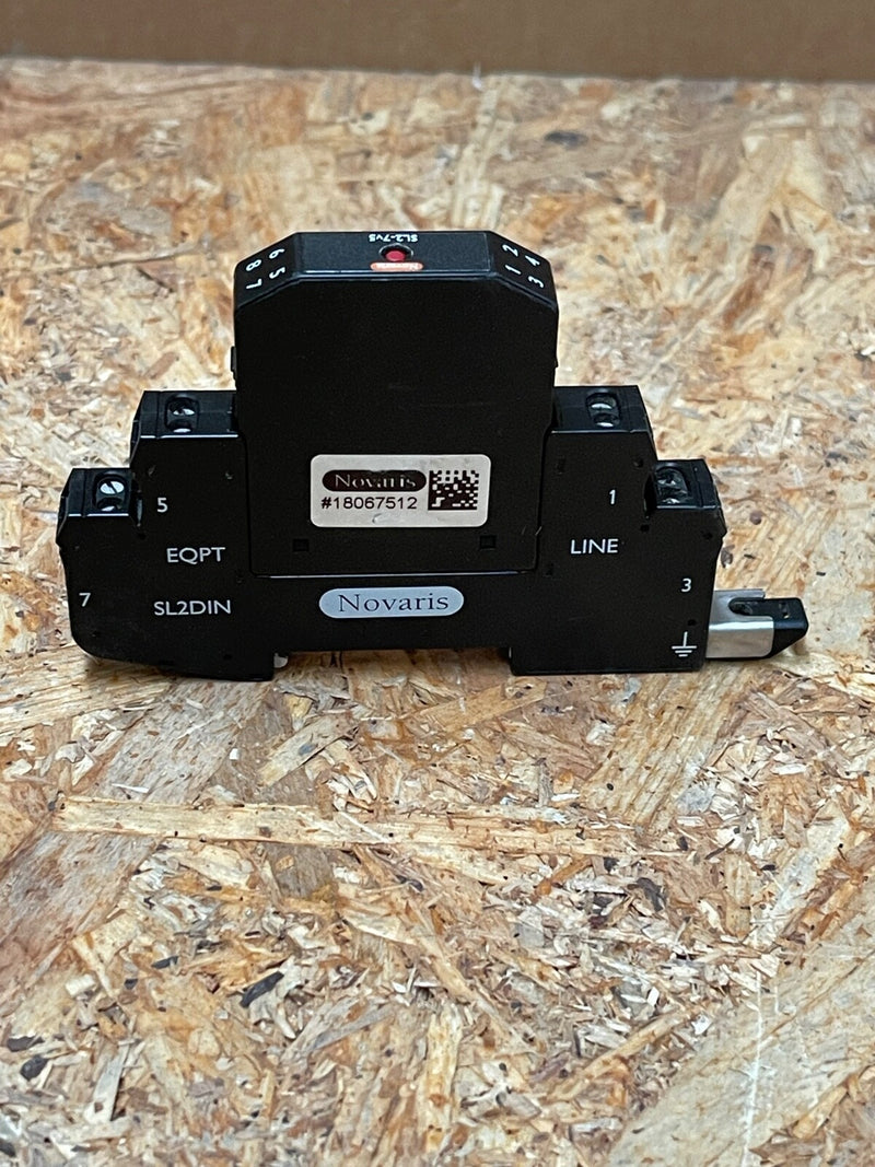 Novaris – SL2‑7V5 – High‑Energy Signal‑Line Surge Protector, 7 VDC Clamp