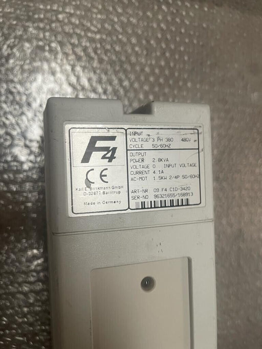KEB COMBIVERT F4 - 09.F4.C10-3420 - 380-480V / 1.5KW AC Speed Drive