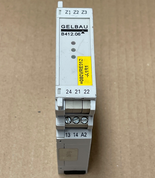 Gelbau – B412.06 – DIN‑Rail Safety/Control Relay Module 24 V DC