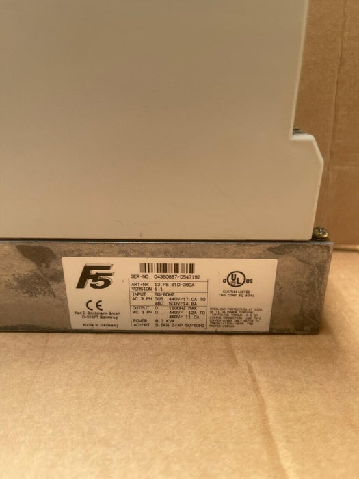 KEB - 13.F5.B1D-390A - COMBIVERT F5 Series Drive Controller with Display