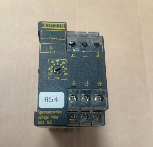 BENDER - SUA 143 - SPANNUNGSRELAIS / VOLTAGE RELAY