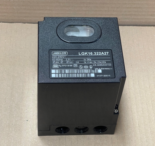 Landis & Gyr – LGK16.322A27 – Gas Burner Control / Safety Flame Controller