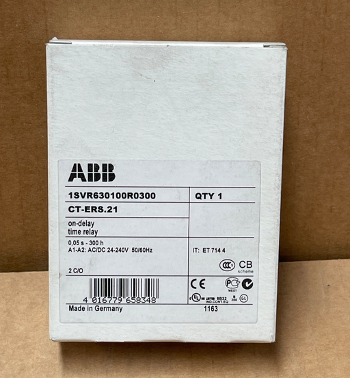 ABB – CT-ERS.21 (1SVR630100R0300) – ON-Delay Timer Relay, 2 SPDT, 24–240V AC/DC