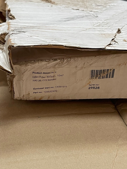 Coherent 103532X02 – QBH Fiber Optic Cable – 600 µm Core, NA 0.20, 10m – CO₂