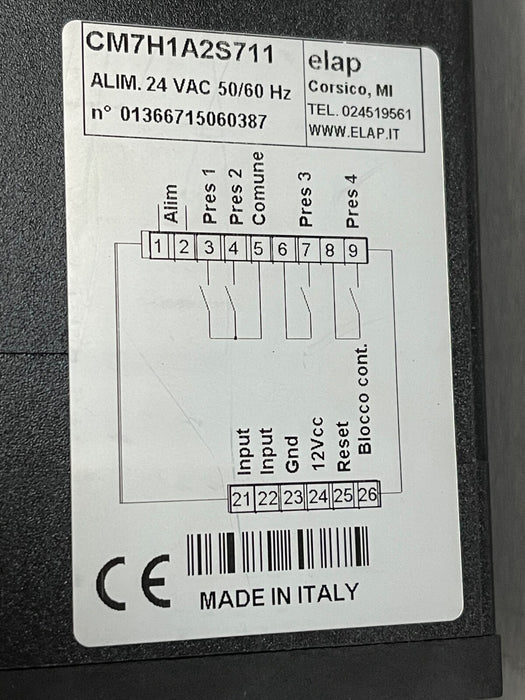 Elap – CM7H1A2S711 – Microprocessor Multifunction Positioner