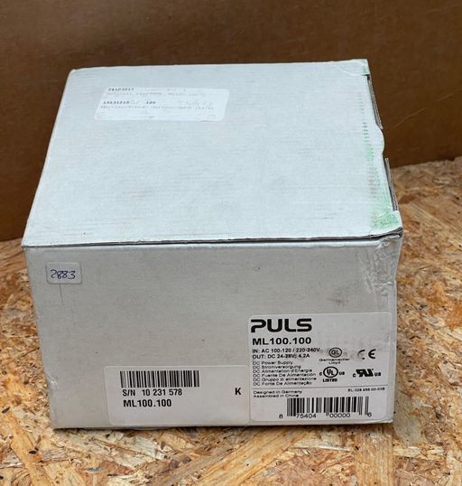 PULS – ML100.100 – 100 W DIN‑Rail Power Supply, 24–28 V DC @ 4.2 A