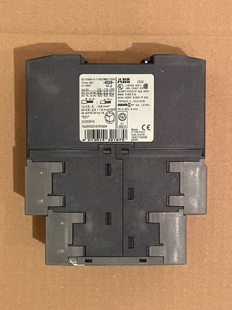 ABB Sicherheitsschaltg. verzögert 1SAR503141R0004 2S 10E 2S verzögert 115V AC
