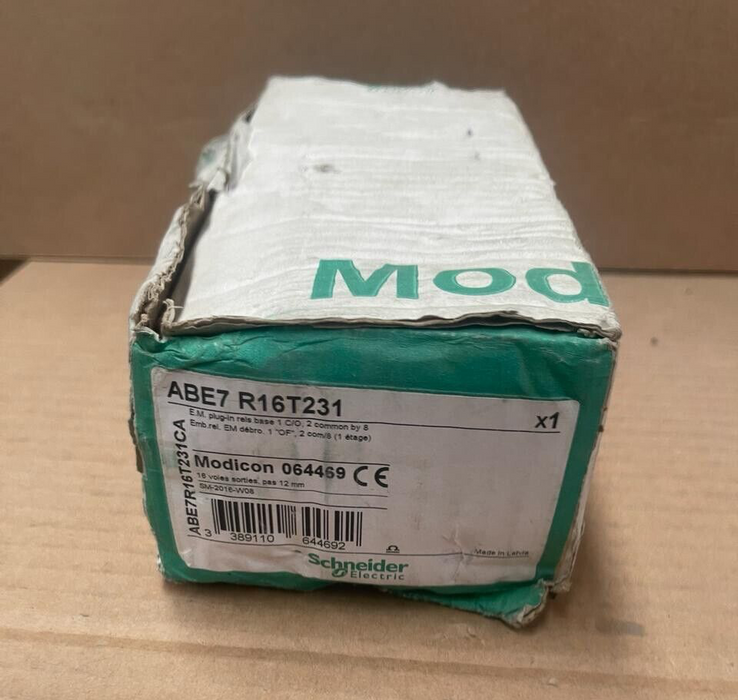 Schneider Electric Modicon - ABE7 R16T231 - EM plug-in reis base 1 C/0, 2 common