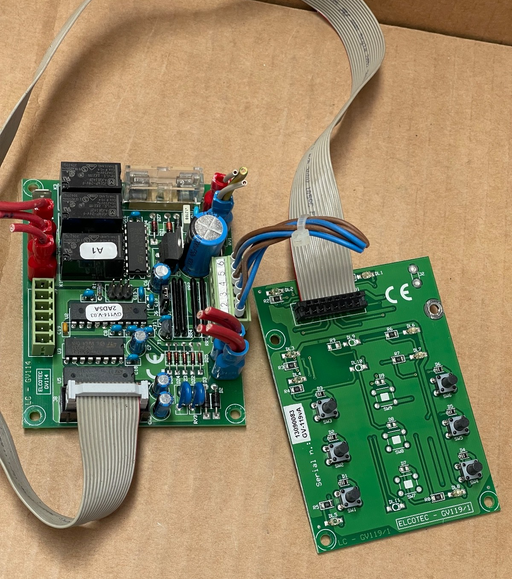 ELCOTEC – GV114 + GV119/1 – Control Board & Keypad Interface PCB Set