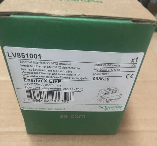 Schneider Electric Enerlin'X EIFE LV851001 Ethernet Interface for MTZ drawout