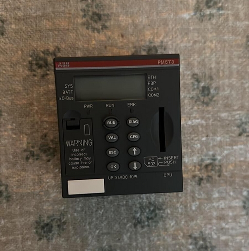 ABB, 1SAP130300R0271, PM573-ETH A9 Central Processing Unit