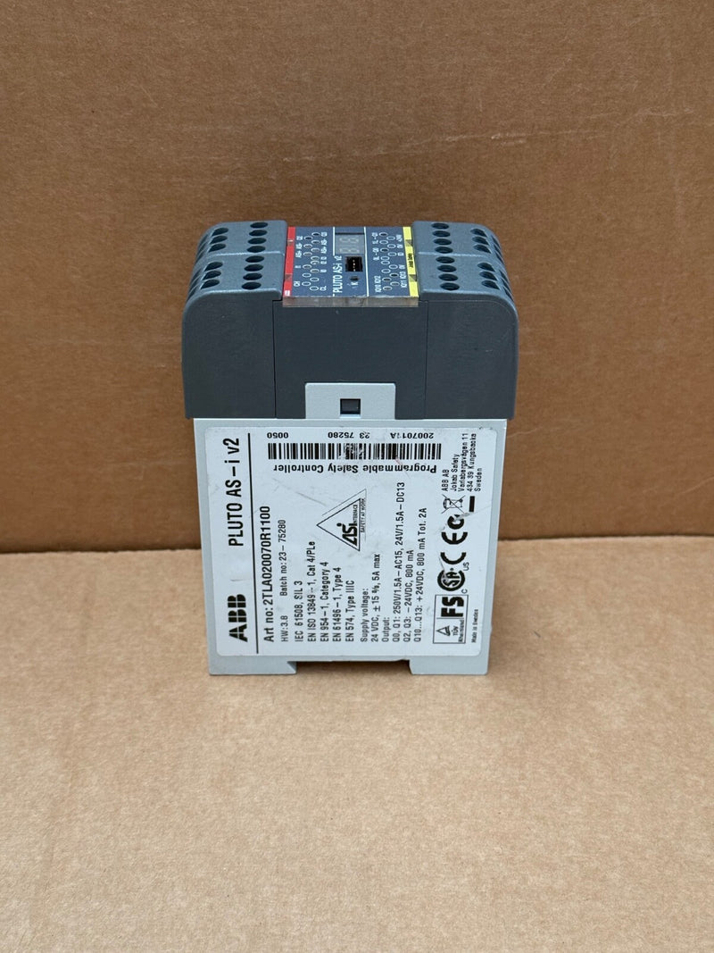 ABB – 2TLA020070R1100 Pluto AS‑i V2 – Compact Safety PLC, SIL 3 / PLe, 12 I/O