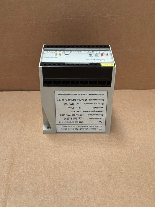 ITM SYN – Three‑Phase Synchronizer Relay (DIN‑rail module) – Sync/Phase